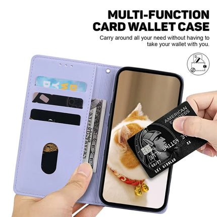 For OnePlus 13 Case RFID Blocking Kitten Pattern TPU+PU Leather Phone Cover