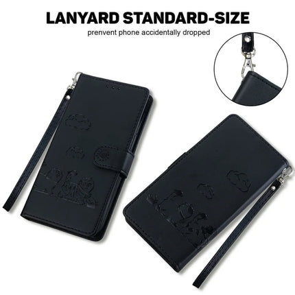 For OnePlus 13 Case RFID Blocking Kitten Pattern TPU+PU Leather Phone Cover