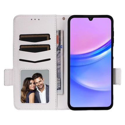 For Samsung Galaxy A26 5G Case Litchi Texture PU Leather Wallet Flip Phone Cover