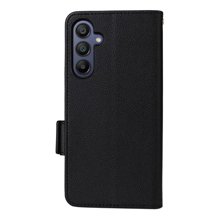 For Samsung Galaxy A26 5G Case Litchi Texture PU Leather Wallet Flip Phone Cover