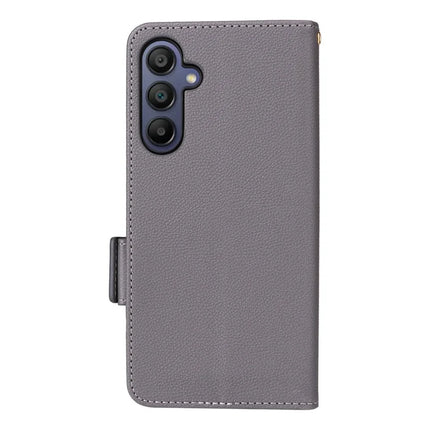 For Samsung Galaxy A26 5G Case Litchi Texture PU Leather Wallet Flip Phone Cover