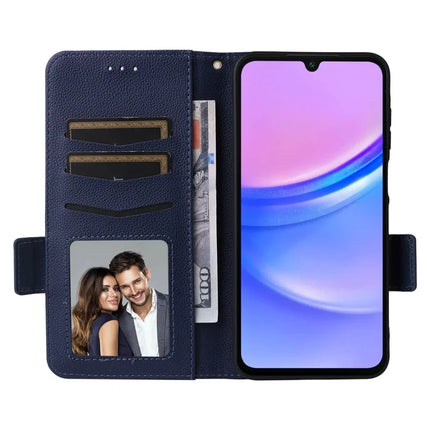 For Samsung Galaxy A26 5G Case Litchi Texture PU Leather Wallet Flip Phone Cover
