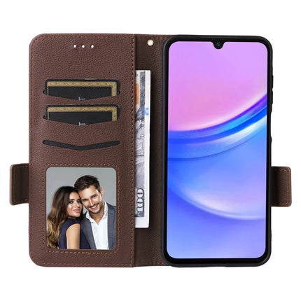 For Samsung Galaxy A26 5G Case Litchi Texture PU Leather Wallet Flip Phone Cover