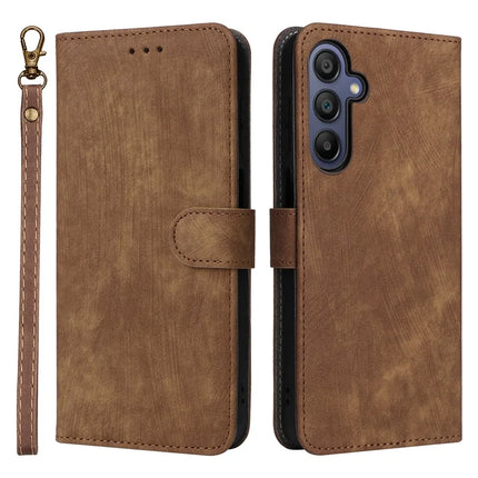 For Samsung Galaxy A26 5G Wallet Case RFID Blocking PU Leather Cover Stand View - Brown