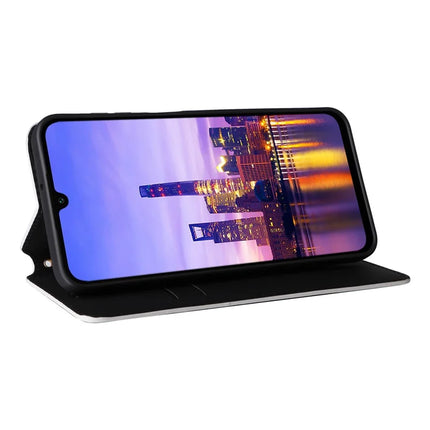 For Samsung Galaxy A26 5G Wallet Case Rhombus Imprinted Leather Phone Cover