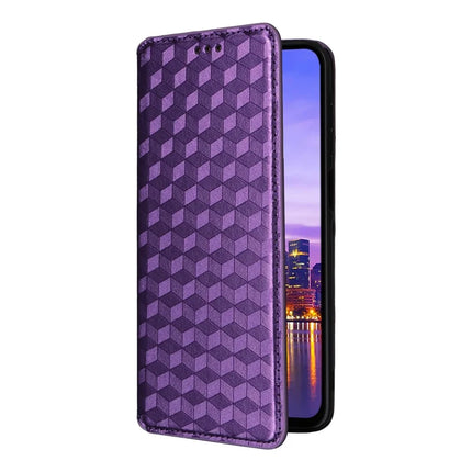 For Samsung Galaxy A26 5G Wallet Case Rhombus Imprinted Leather Phone Cover
