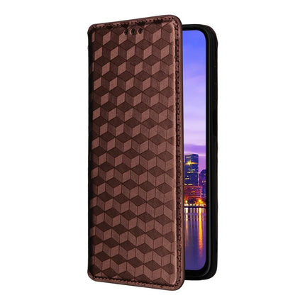 For Samsung Galaxy A26 5G Wallet Case Rhombus Imprinted Leather Phone Cover