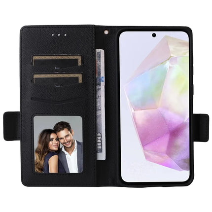 For Samsung Galaxy A56 5G Case Litchi Texture PU Leather Wallet Flip Phone Cover