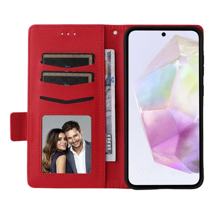 For Samsung Galaxy A56 5G Case Litchi Texture PU Leather Wallet Flip Phone Cover