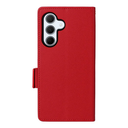 For Samsung Galaxy A56 5G Case Litchi Texture PU Leather Wallet Flip Phone Cover