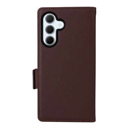 For Samsung Galaxy A56 5G Case Litchi Texture PU Leather Wallet Flip Phone Cover