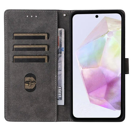 For Samsung Galaxy A56 5G Wallet Case RFID Blocking PU Leather Cover Stand View