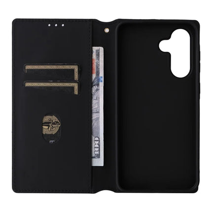 For Samsung Galaxy A56 5G Wallet Case Rhombus Imprinted Leather Phone Cover