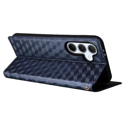 For Samsung Galaxy A56 5G Wallet Case Rhombus Imprinted Leather Phone Cover