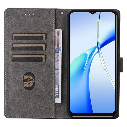 For Oukitel C57 Pro / C57s Wallet Case RFID Blocking PU Leather Cover Stand View