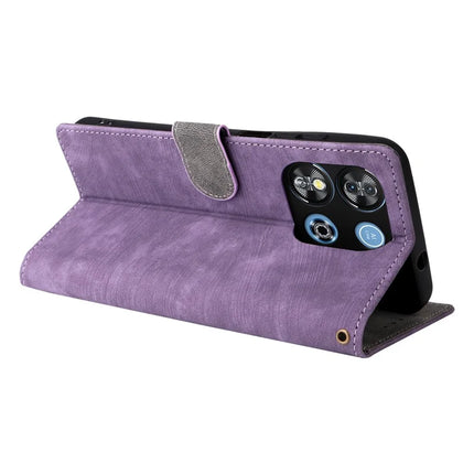 For Oukitel C57 Pro / C57s Wallet Case RFID Blocking PU Leather Cover Stand View