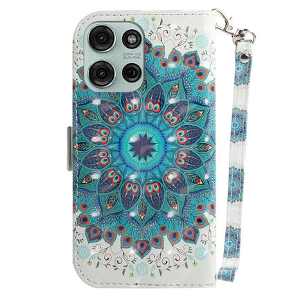 For Motorola Moto G75 5G Case Pattern Printing Leather Wallet Phone Cover