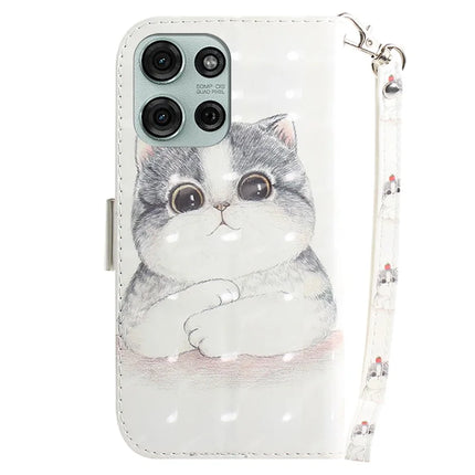 For Motorola Moto G75 5G Case Pattern Printing Leather Wallet Phone Cover