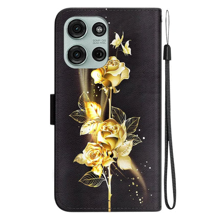 For Motorola Moto G75 5G Wallet Phone Case Anti-Drop Leather Flip Cover Pattern Printing