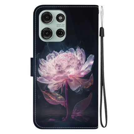 For Motorola Moto G75 5G Wallet Phone Case Anti-Drop Leather Flip Cover Pattern Printing