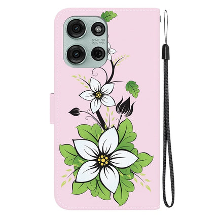 For Motorola Moto G75 5G Wallet Phone Case Anti-Drop Leather Flip Cover Pattern Printing