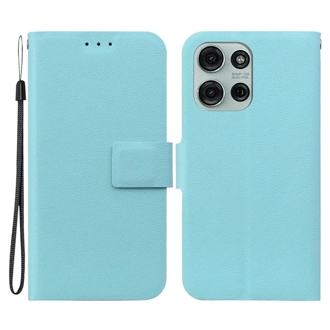 For Motorola Moto G75 5G Case Ultra-Thin PU Leather + TPU Phone Cover with Card Slot - Green