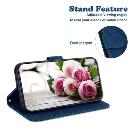 For Honor Magic7 Lite 5G / X9c 5G / X60 Pro 5G Case PU Leather Wallet Phone Cover Butterfly Flower Imprint