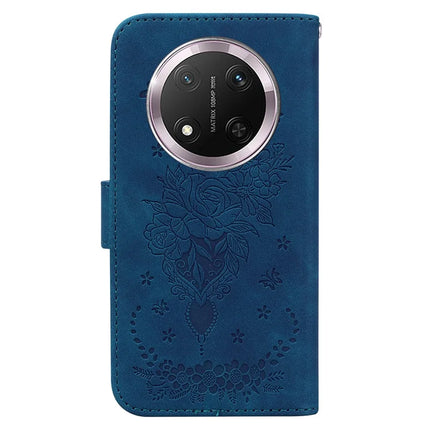 For Honor Magic7 Lite 5G / X9c 5G / X60 Pro 5G Case PU Leather Wallet Phone Cover Butterfly Flower Imprint