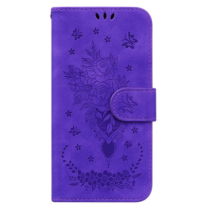 For Honor Magic7 Lite 5G / X9c 5G / X60 Pro 5G Case PU Leather Wallet Phone Cover Butterfly Flower Imprint