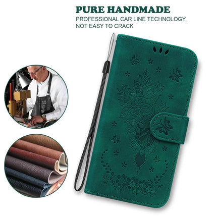 For Honor Magic7 Lite 5G / X9c 5G / X60 Pro 5G Case PU Leather Wallet Phone Cover Butterfly Flower Imprint
