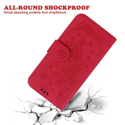 For Honor Magic7 Lite 5G / X9c 5G / X60 Pro 5G Case PU Leather Wallet Phone Cover Butterfly Flower Imprint