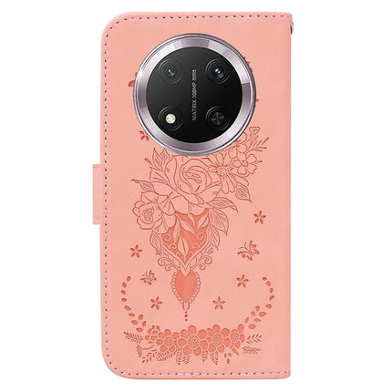 For Honor Magic7 Lite 5G / X9c 5G / X60 Pro 5G Case PU Leather Wallet Phone Cover Butterfly Flower Imprint