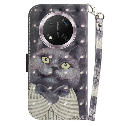 For Honor Magic7 Lite 5G / X9c 5G / X60 Pro 5G Case Pattern Printing Leather Wallet Phone Cover