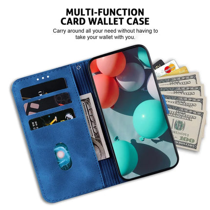 For Honor Magic7 Lite 5G / X9c 5G / X60 Pro 5G Stand Case 7-Shaped Pattern Imprint Leather Phone Cover