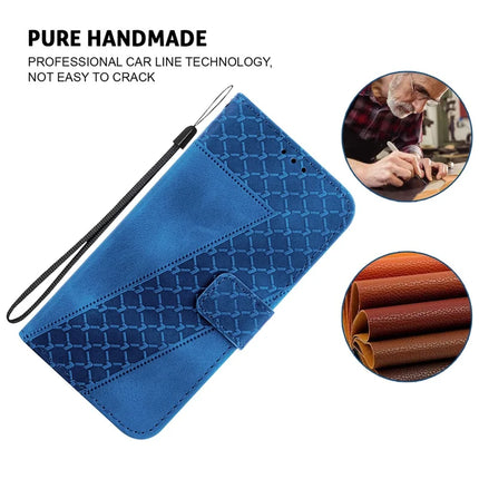 For Honor Magic7 Lite 5G / X9c 5G / X60 Pro 5G Stand Case 7-Shaped Pattern Imprint Leather Phone Cover