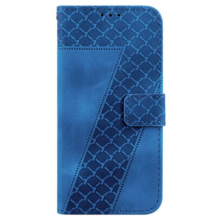 For Honor Magic7 Lite 5G / X9c 5G / X60 Pro 5G Stand Case 7-Shaped Pattern Imprint Leather Phone Cover