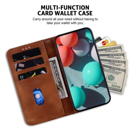 For Honor Magic7 Lite 5G / X9c 5G / X60 Pro 5G Stand Case 7-Shaped Pattern Imprint Leather Phone Cover