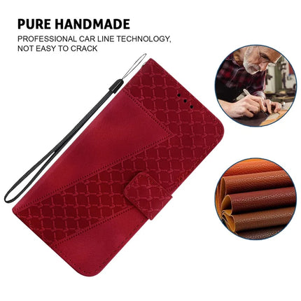 For Honor Magic7 Lite 5G / X9c 5G / X60 Pro 5G Stand Case 7-Shaped Pattern Imprint Leather Phone Cover
