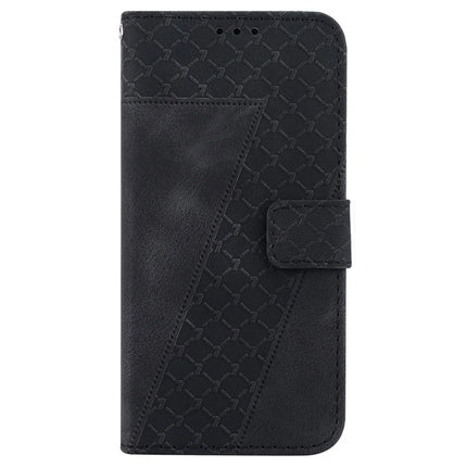 For Honor Magic7 Lite 5G / X9c 5G / X60 Pro 5G Stand Case 7-Shaped Pattern Imprint Leather Phone Cover