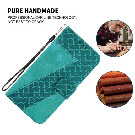 For Honor Magic7 Lite 5G / X9c 5G / X60 Pro 5G Stand Case 7-Shaped Pattern Imprint Leather Phone Cover