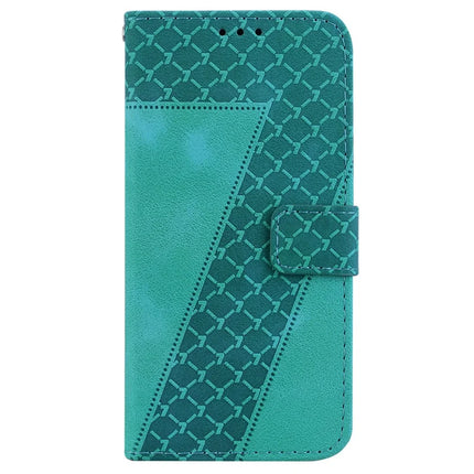 For Honor Magic7 Lite 5G / X9c 5G / X60 Pro 5G Stand Case 7-Shaped Pattern Imprint Leather Phone Cover