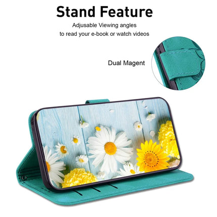 For Honor Magic7 Lite 5G / X9c 5G / X60 Pro 5G Case Lily Flower Imprint Leather Phone Cover with Stand