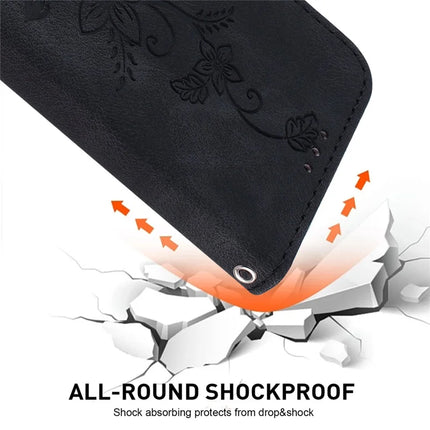 For Honor Magic7 Lite 5G / X9c 5G / X60 Pro 5G Case Lily Flower Imprint Leather Phone Cover with Stand