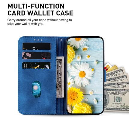 For Honor Magic7 Lite 5G / X9c 5G / X60 Pro 5G Case Lily Flower Imprint Leather Phone Cover with Stand