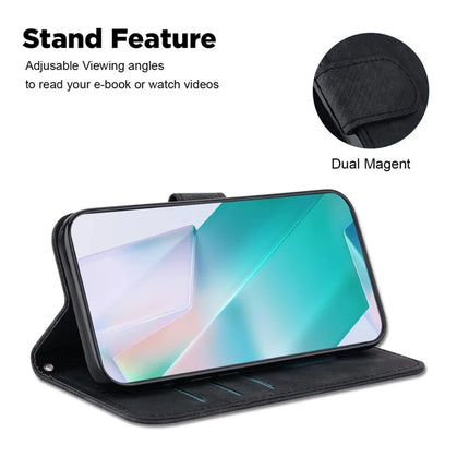 For Honor Magic7 Lite 5G / X9c 5G / X60 Pro 5G Wallet Case Tiger Imprint Leather Shockproof Phone Cover