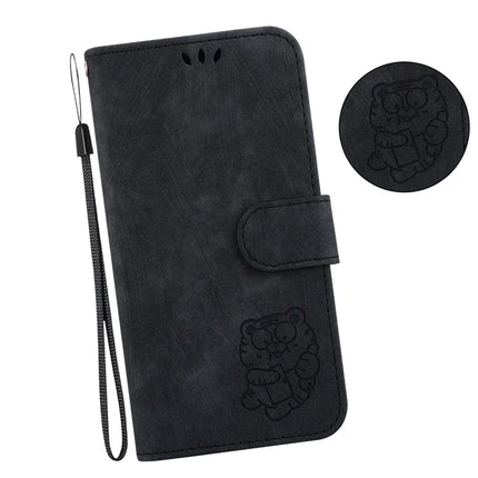 For Honor Magic7 Lite 5G / X9c 5G / X60 Pro 5G Wallet Case Tiger Imprint Leather Shockproof Phone Cover