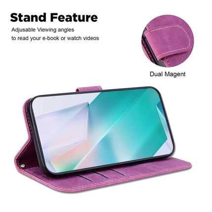 For Honor Magic7 Lite 5G / X9c 5G / X60 Pro 5G Wallet Case Tiger Imprint Leather Shockproof Phone Cover