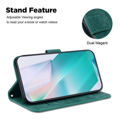For Honor Magic7 Lite 5G / X9c 5G / X60 Pro 5G Wallet Case Tiger Imprint Leather Shockproof Phone Cover