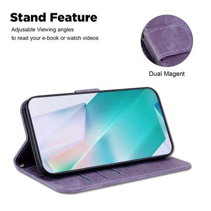 For Honor Magic7 Lite 5G / X9c 5G / X60 Pro 5G Wallet Case Tiger Imprint Leather Shockproof Phone Cover