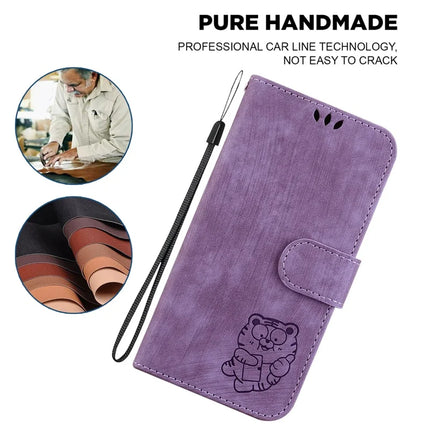For Honor Magic7 Lite 5G / X9c 5G / X60 Pro 5G Wallet Case Tiger Imprint Leather Shockproof Phone Cover